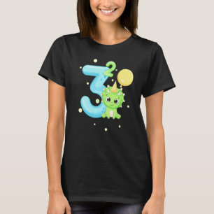 Camiseta Ropa de cumpleaños Niño de 3 años de edad