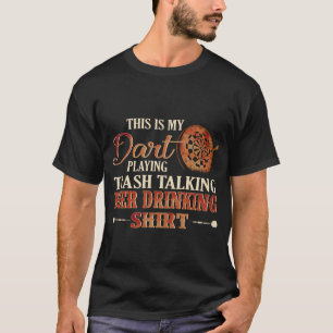 Camiseta Ropa de dardos divertida con citas para hombres y 