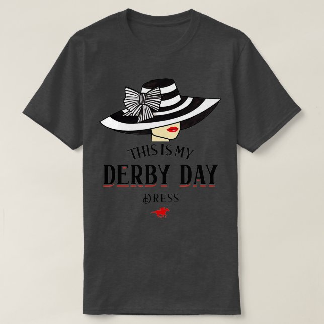 Camiseta ropa de día derby para mujeres vestido de día derb (Diseño del anverso)