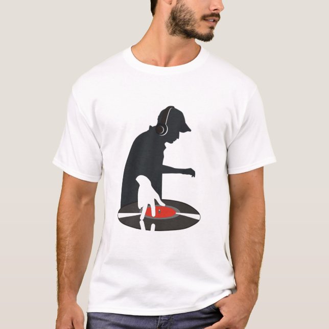 Camiseta ropa de DJ del hip-hop (Anverso)