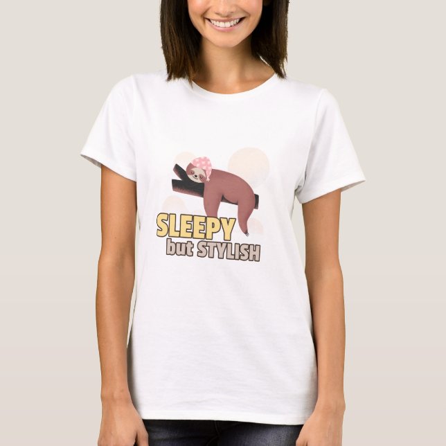 Camiseta Ropa de dormir infantil con estilo soñoliento (Anverso)