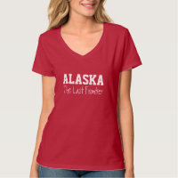 Ropa de encargo del texto de ALASKA