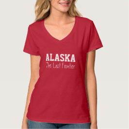 Camiseta Ropa de encargo del texto de ALASKA