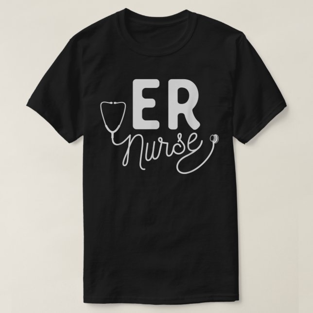 Camiseta Ropa de enfermera - Enfermero de urgencias (Diseño del anverso)