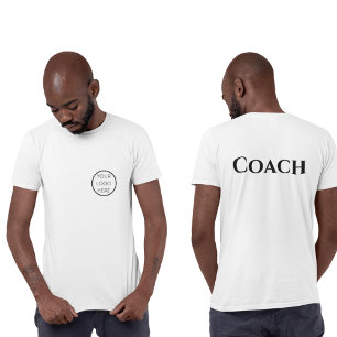 Camiseta Ropa de entrenador personalizada Tu logotipo de Pe
