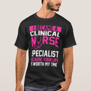 Camiseta Ropa de Especialistas Clínicos en Enfermería Espec