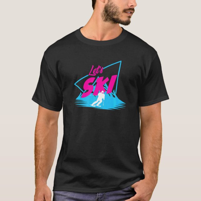 Camiseta Ropa de esquí vamos a esquiar (Anverso)