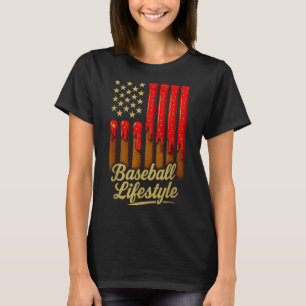 Camiseta Ropa de estilo de vida de béisbol 101 para jóvenes