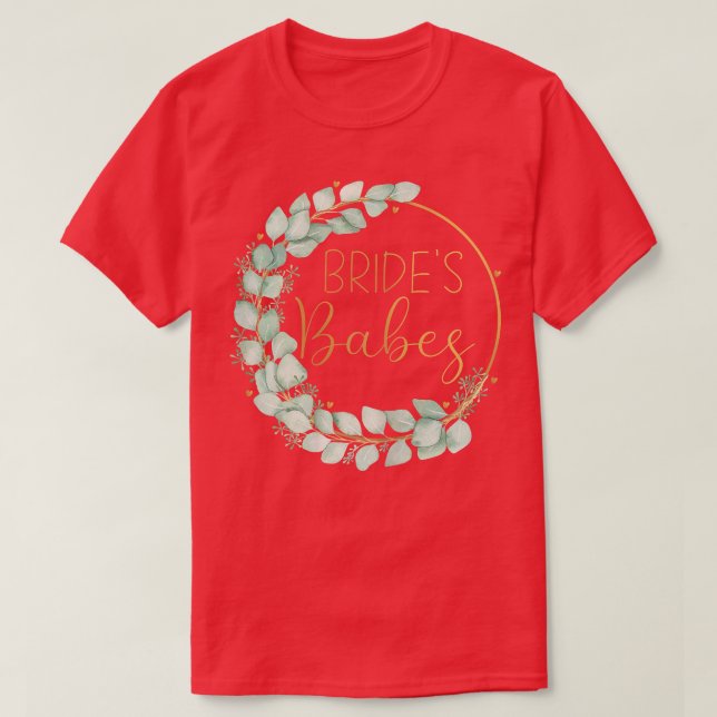 Camiseta Ropa de eucalipto para despedida de soltera de muj (Diseño del anverso)