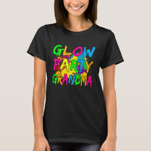 Camiseta Ropa de fiesta de neón Fiesta de neón Abuela de fi