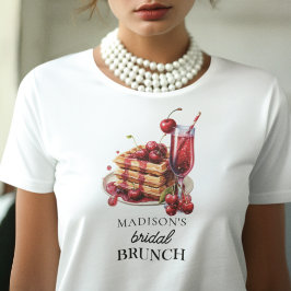 Camiseta Ropa de fiesta personalizada para la ducha de la n