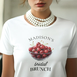 Camiseta Ropa de fiesta personalizada para la ducha de la n