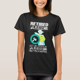 Camiseta Ropa de fontanero jubilado Regalos de jubilación p