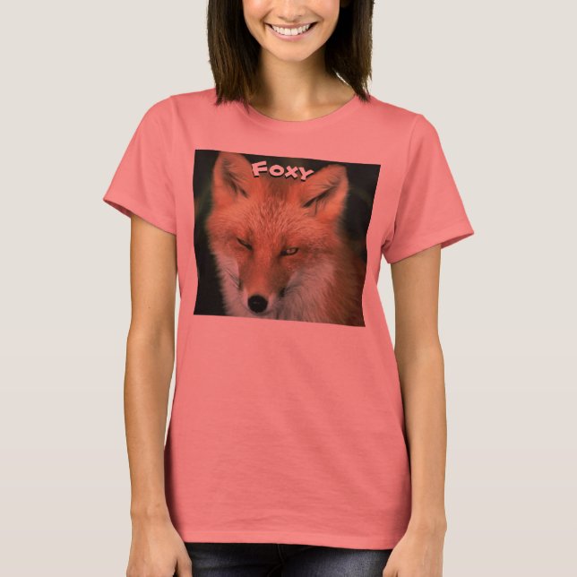 Camiseta Ropa de Fox, tee de foxy, ropa de vida salvaje (Anverso)