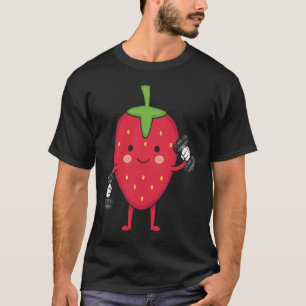 Camiseta Ropa de fruta de fresa Ropa de entrenamiento de ca