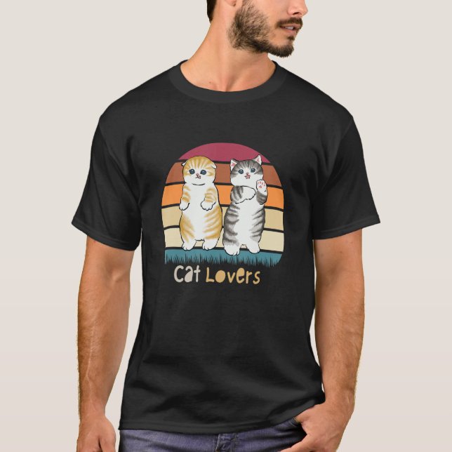 Camiseta Ropa de gatos de gato (Anverso)