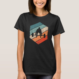 Camiseta Ropa De Gimnasio Retro Equipo De Fitness Construcc
