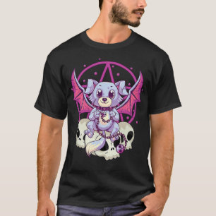 Camiseta Ropa de Gótico pastel Kawaii lindo yami japonés