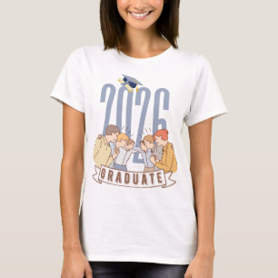 Camiseta Ropa de graduación linda de la clase de 2026