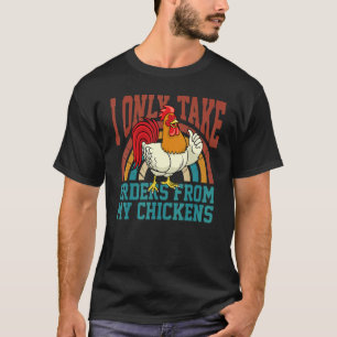 Camiseta Ropa de Granjero de Pollo Para Comida de Gallinero