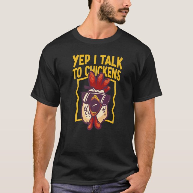 Camiseta Ropa de granjero de pollos para comida de galliner (Anverso)