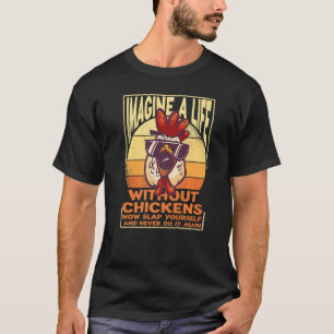 Camiseta Ropa de granjero vintage para comida de gallinero