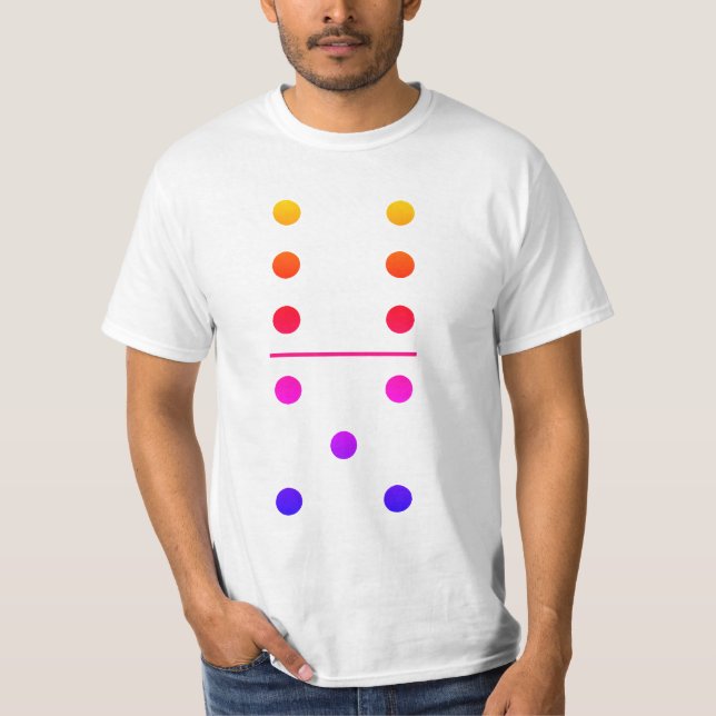 Camiseta Ropa de grupo de Dominoes 6-5 (Anverso)