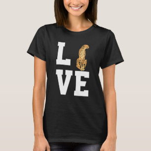 Camiseta Ropa de Guepardo Amor Gran Felino  