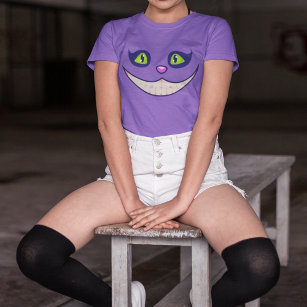 Camiseta Ropa de Halloween con gato Cheshire sonriente