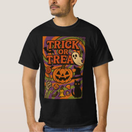 Camiseta Ropa de Halloween con sabor o truco