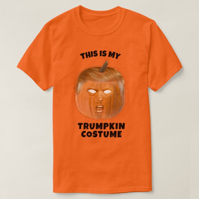 Camiseta Ropa de Halloween de Donald Trumpkin (Diseño del anverso)
