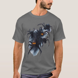 Camiseta Ropa de Halloween de terror de araña espeluznante 