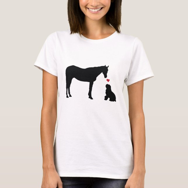 Camiseta Ropa de Hest Og Hund (Anverso)