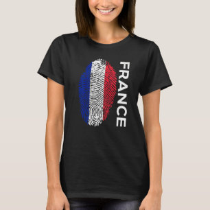 Camiseta Ropa de hinchas de la bandera de Francia