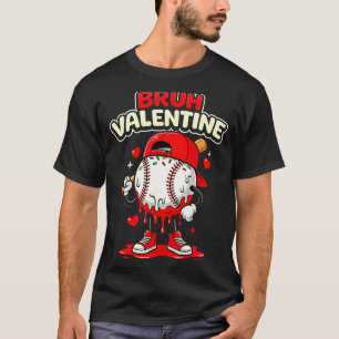 Camiseta Ropa de hombre con estampado de béisbol y helado d