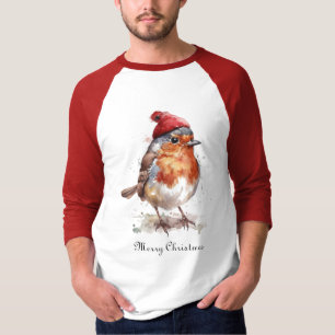 Camiseta Ropa de hombre de invierno clásico Robin Country