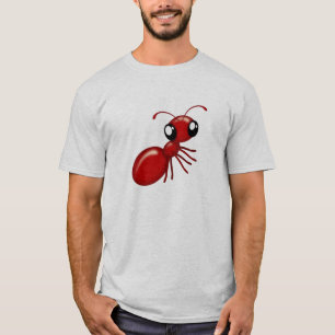 Camiseta Ropa de Hombres de Hormiga Roja personalizado