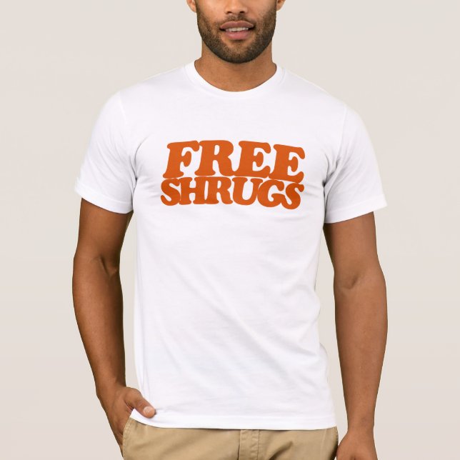 Camiseta Ropa de hombros gratis (Anverso)
