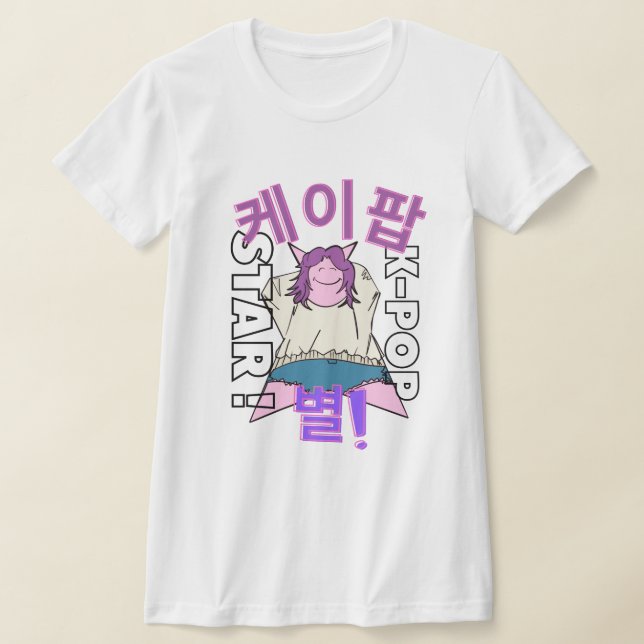Camiseta Ropa de ídolo de K-Pop LUMINA  (Distribución)