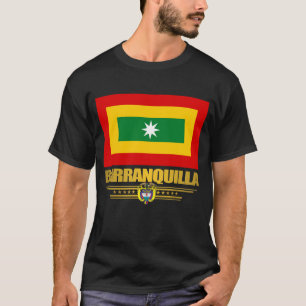 Camiseta Ropa de la bandera de Barranquilla