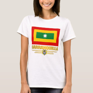 Camiseta Ropa de la bandera de Barranquilla