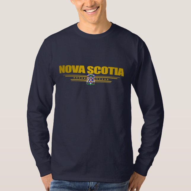 Camiseta Ropa de la bandera de Nueva Escocia (Anverso)