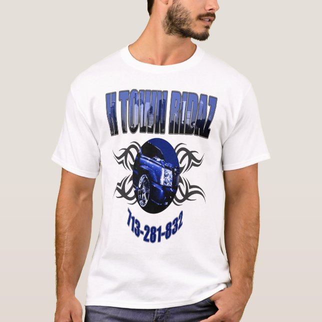 Camiseta ROPA de la CIUDAD RIDAZ de H - azul DE ALTA (Anverso)