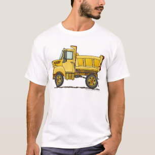 Camiseta Ropa de la construcción del camión volquete de l