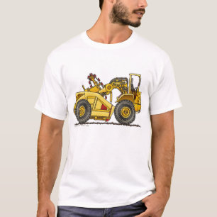 Camiseta Ropa de la construcción del raspador de la
