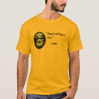 Camiseta Ropa de la filosofía de Aristóteles, cita