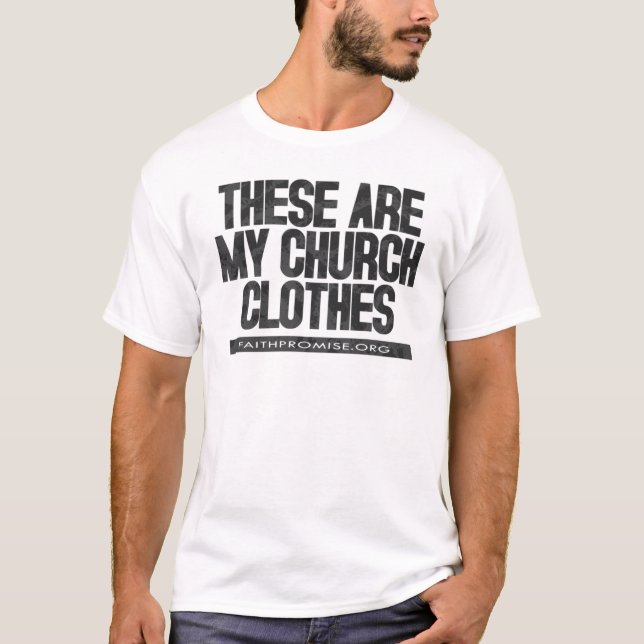 Camiseta Ropa de la iglesia (Anverso)