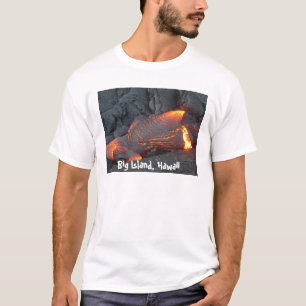 Camiseta Ropa de la isla grande del flujo de lava, Hawaii