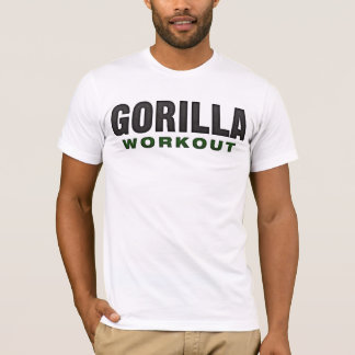 Camiseta Ropa de la luz del entrenamiento del gorila