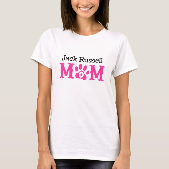 Camiseta Ropa de la mamá de Jack Russell (Anverso)